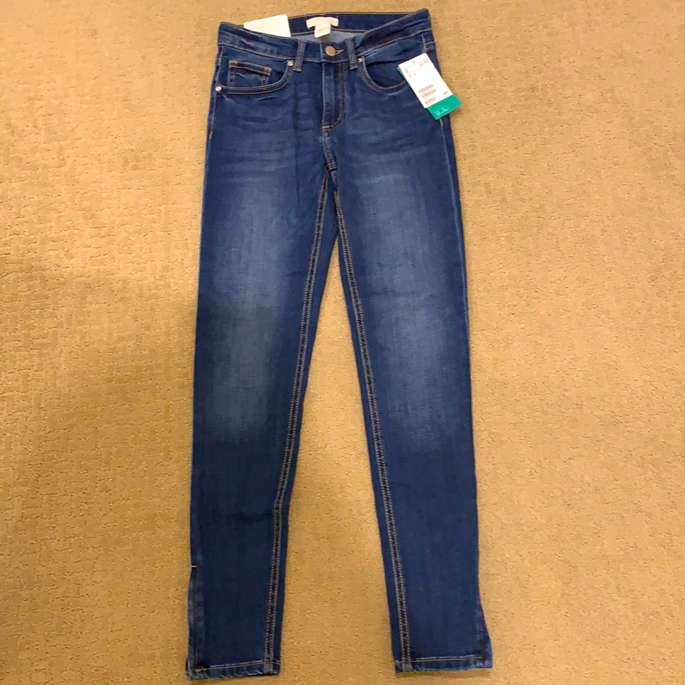 H&M Skinny Ankle blue jeans, Size 4